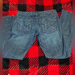 Cute vintage y2k star jeans